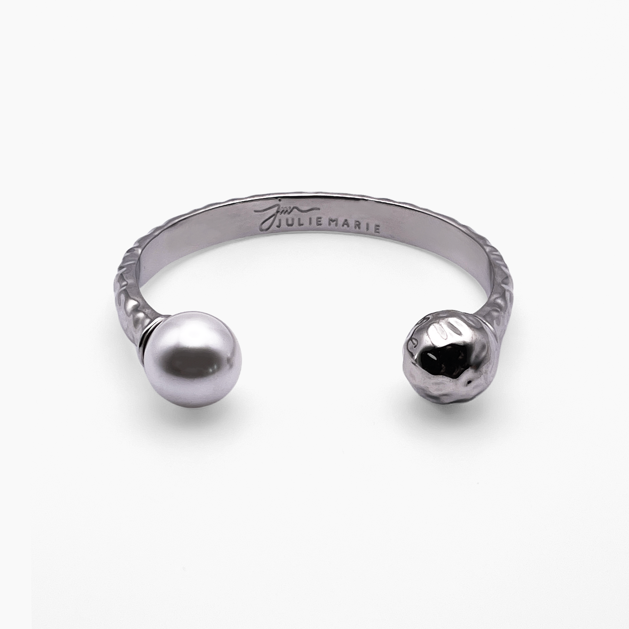 Resilience Variant Silver Bangle Cuff