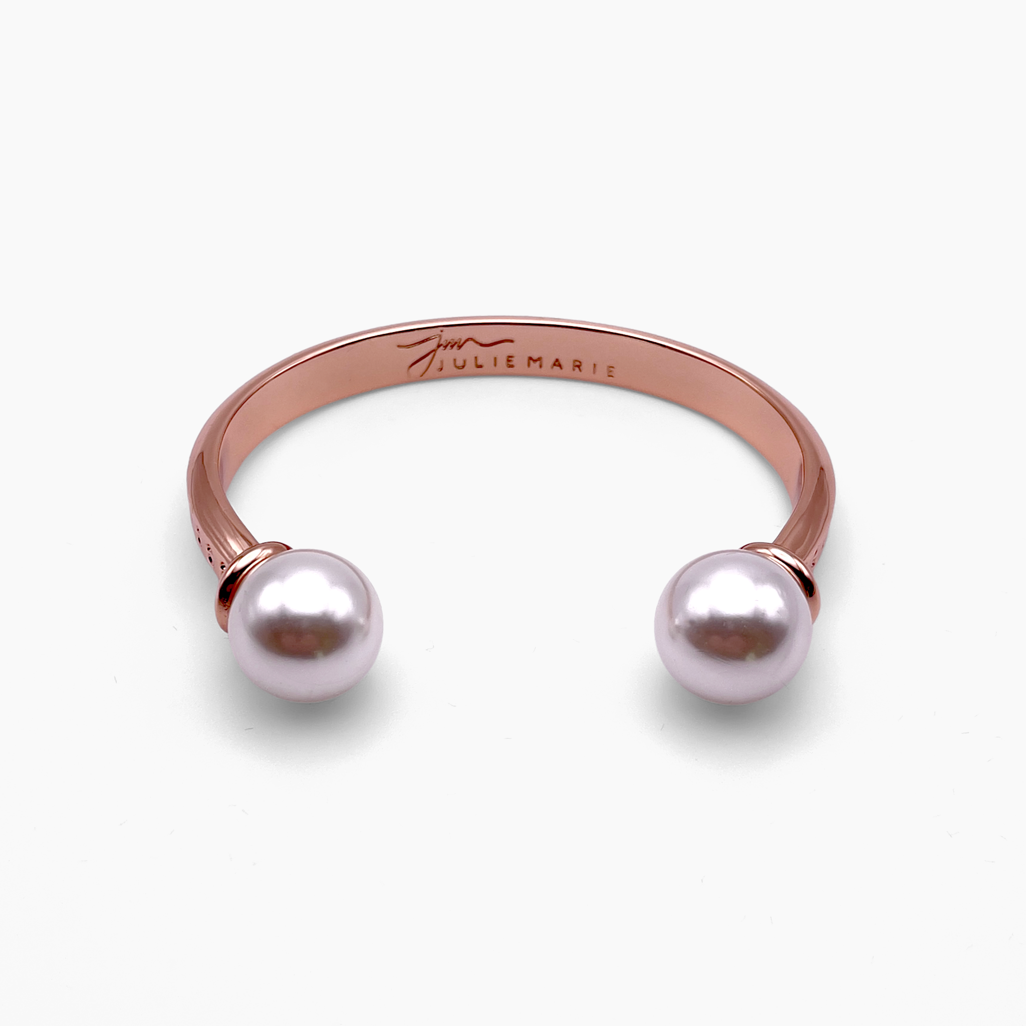 Brilliance Rose Gold Petal Bangle Cuff