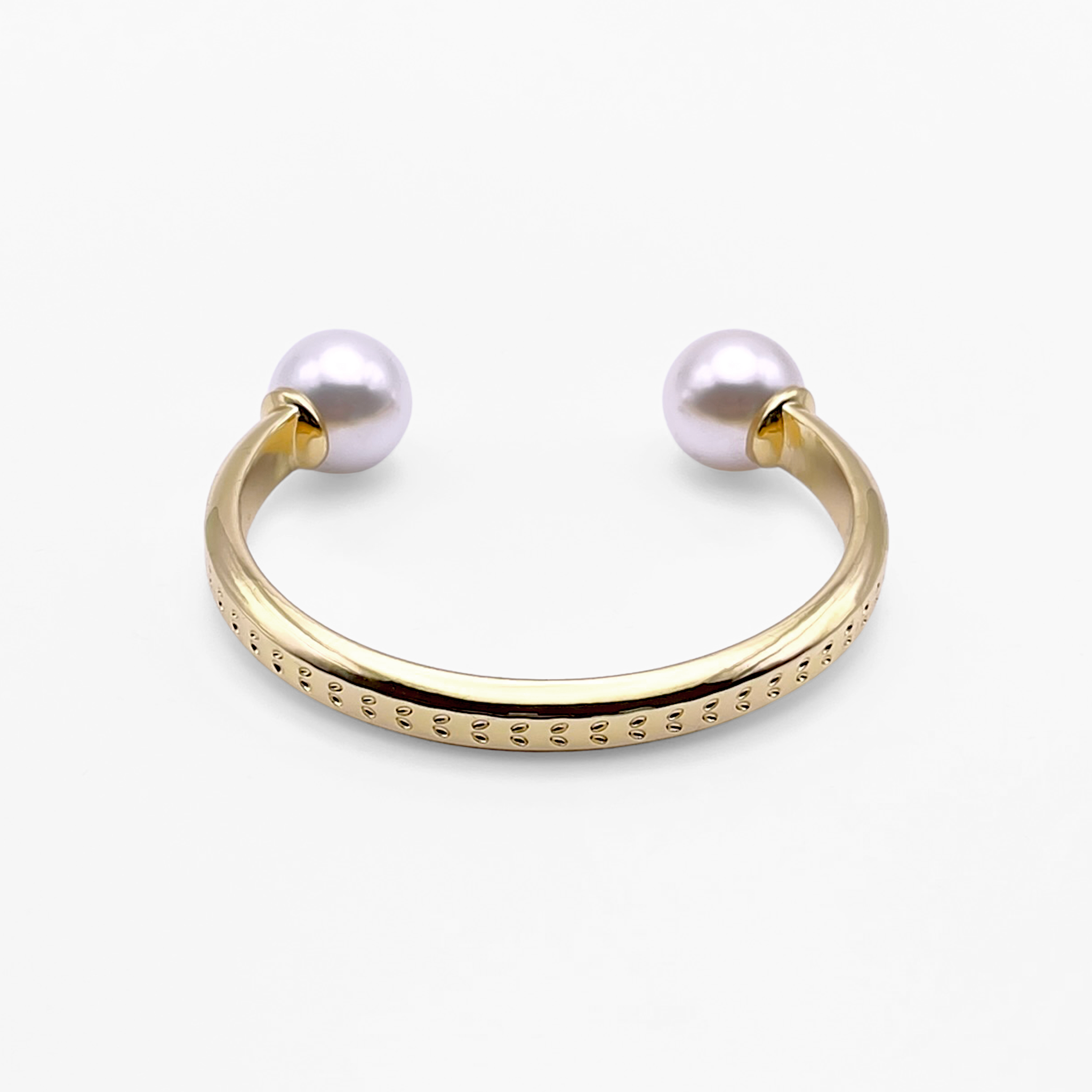 Brilliance Gold Petal Bangle Cuff