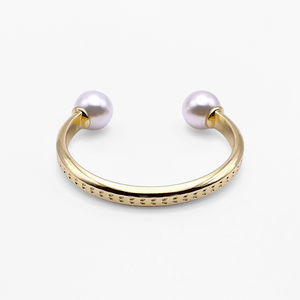 Brilliance Gold Petal Bangle Cuff