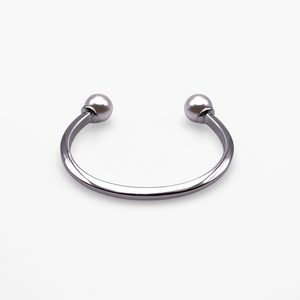 Enchanted Girls Silver Polished Bangle Cuff