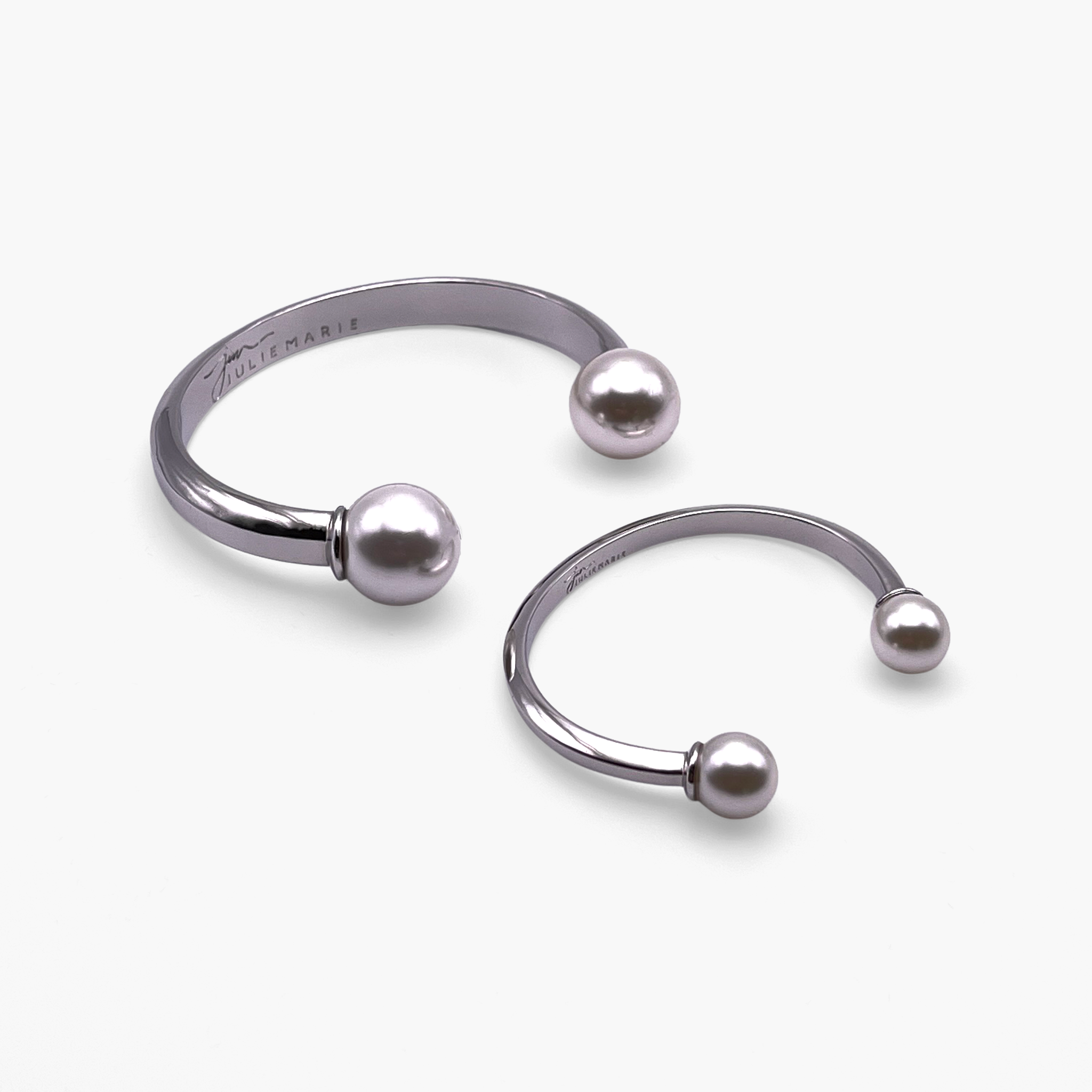 Enchanted Girls Silver Polished Bangle Cuff