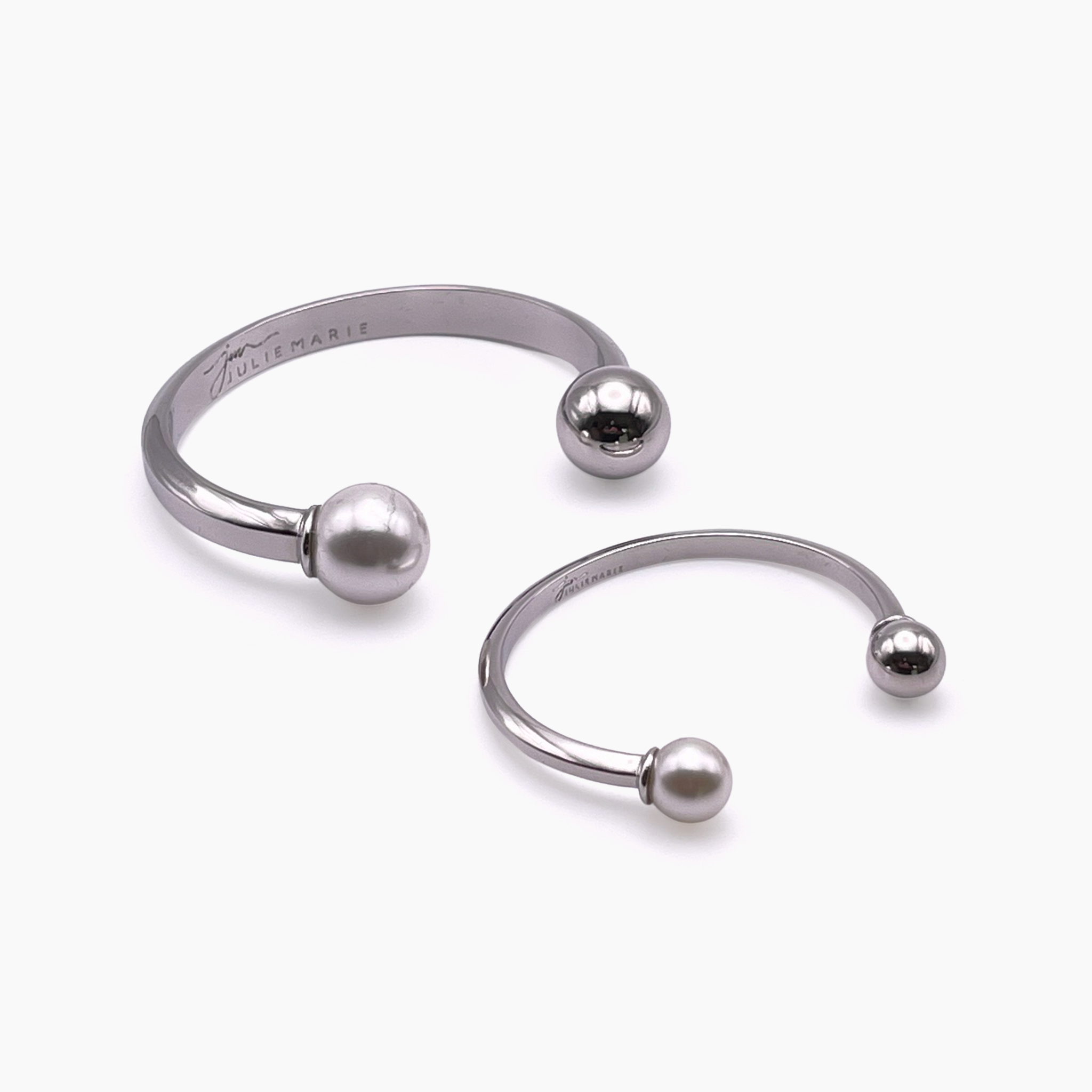 Enchanted Girls Variant Silver Polished Bangle Cuff