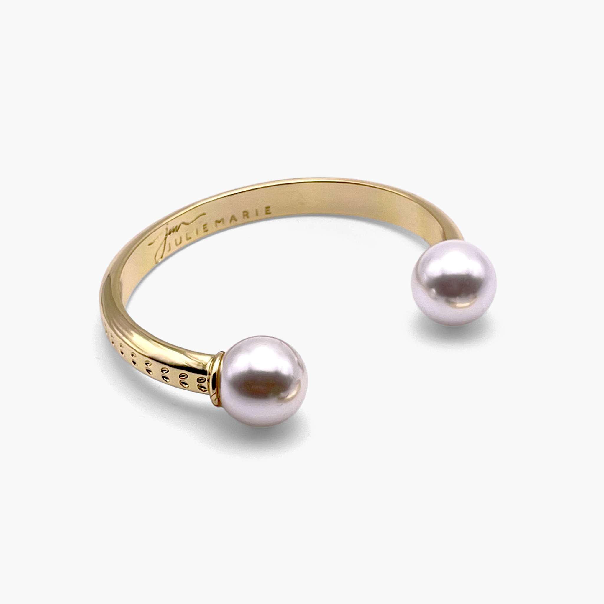 Brilliance Gold Petal Bangle Cuff