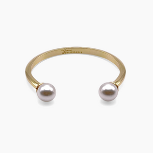 Enchanted Girls Gold Polished Bangle Cuff