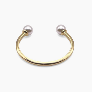 Enchanted Girls Gold Polished Bangle Cuff