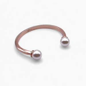 Enchanted Girls Rose Gold Polished Bangle Cuff