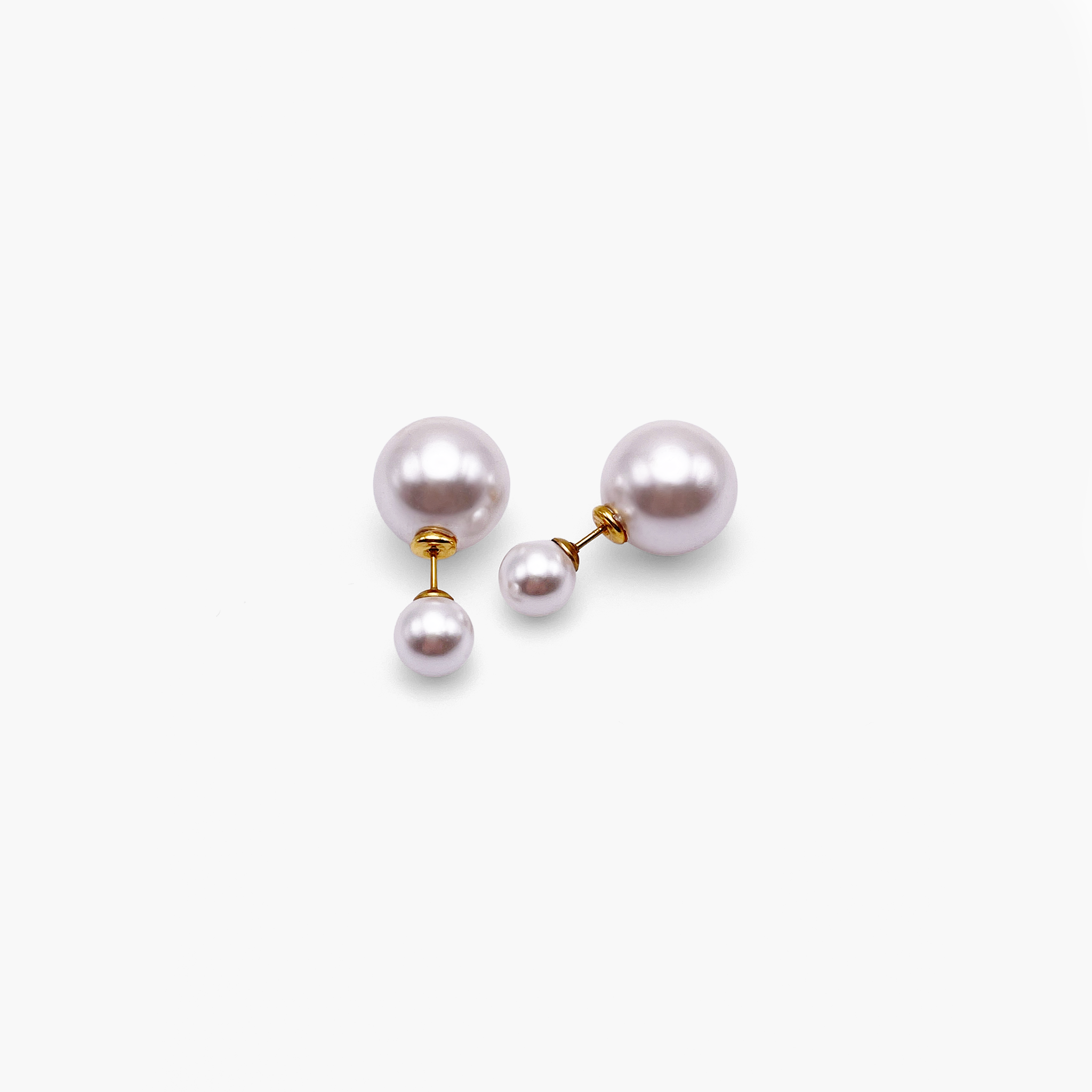 Brilliance Gold Post Earrings