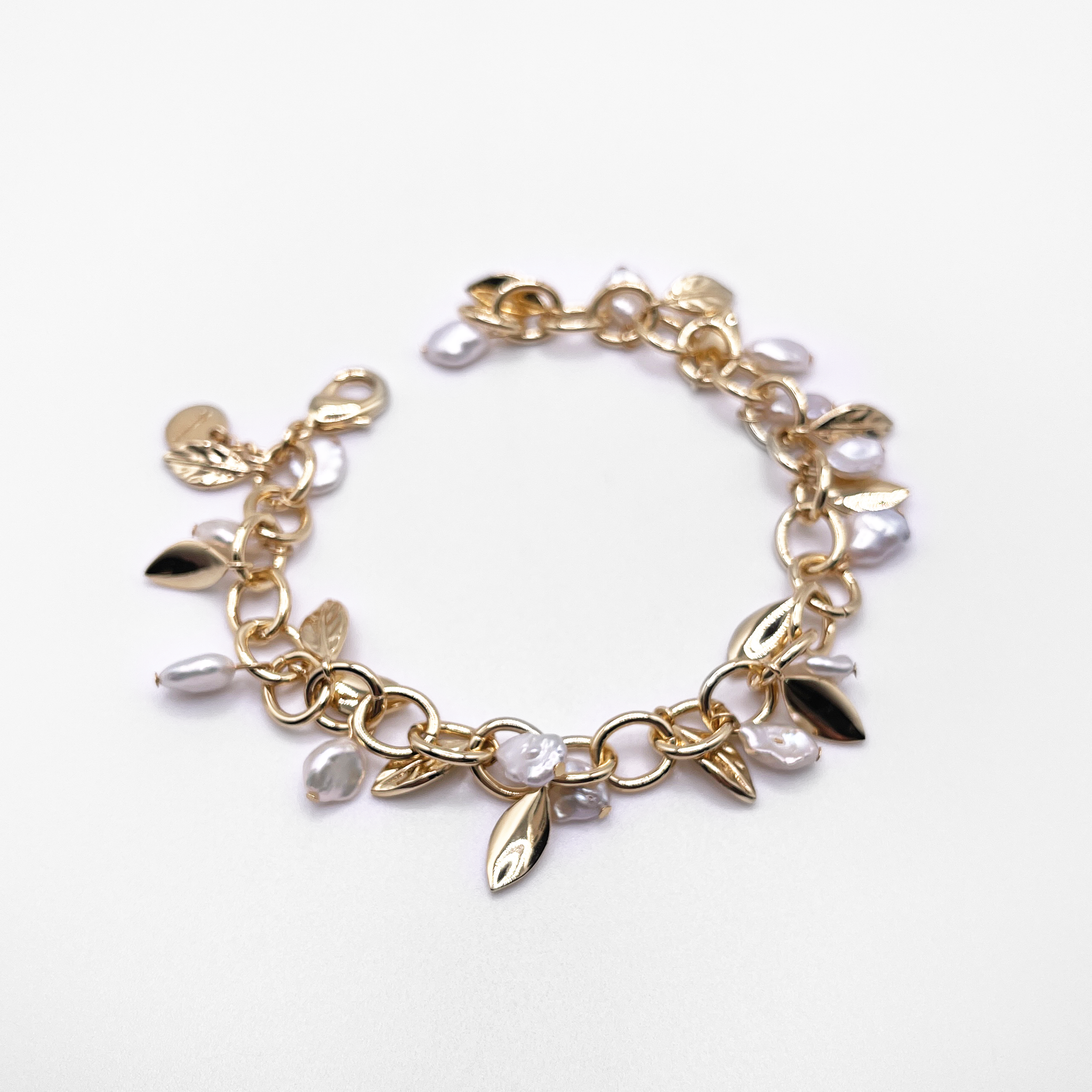 Charmed Baroque Gold Bracelet