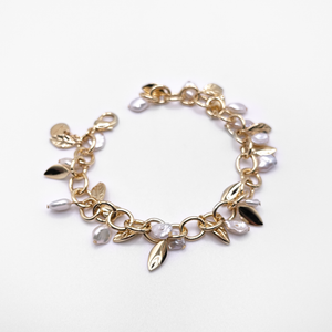 Charmed Baroque Gold Bracelet