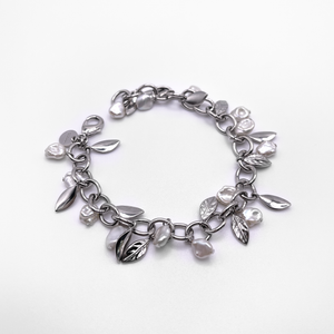 Charmed Baroque Silver Bracelet