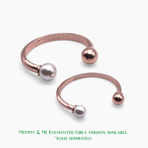 Brilliance Variant Rose Gold Polished Bangle Cuff