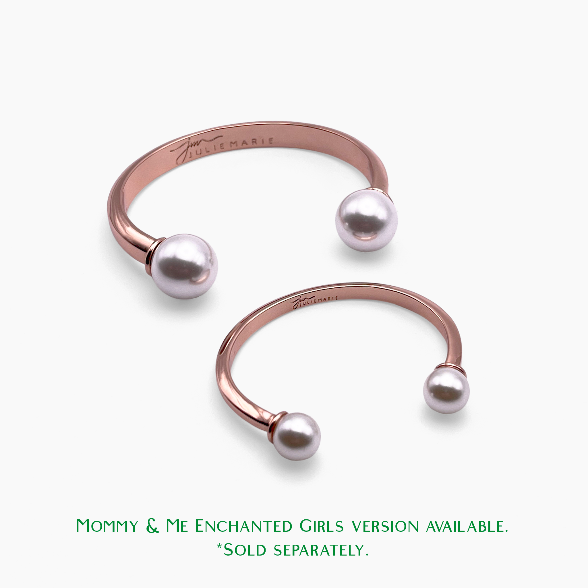 Brilliance Rose Gold Polished Bangle Cuff