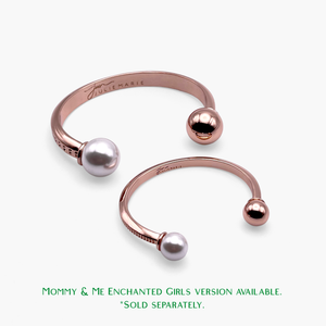 Brilliance Variant Rose Gold Petal Bangle Cuff