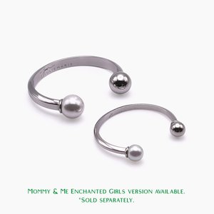 Brilliance Variant Silver Polished Bangle Cuff